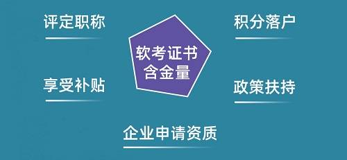 評定職稱積分落戶原來軟考證書含金量這麼大