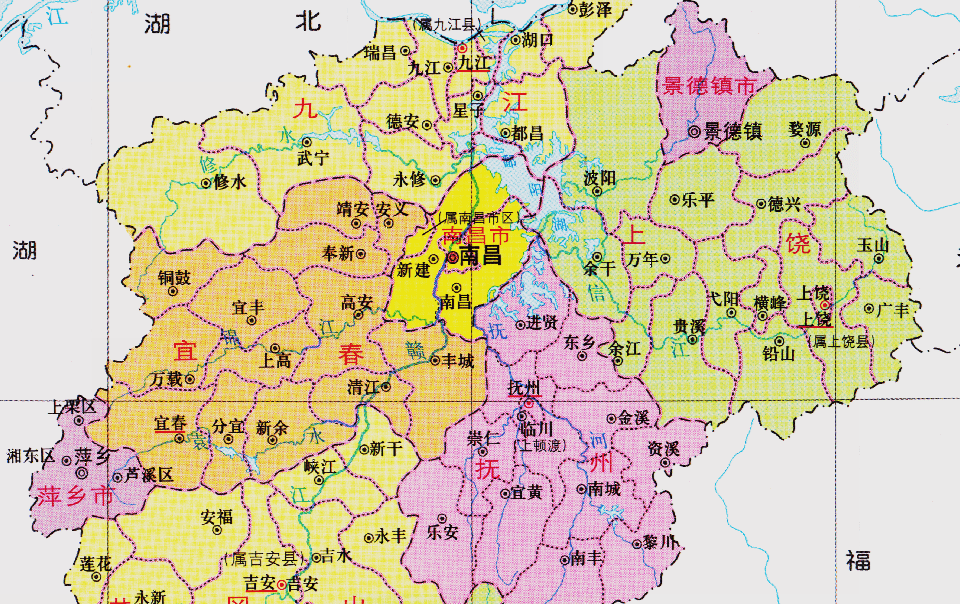 江西省的區劃調整我國23個省之一為何有11個地級市