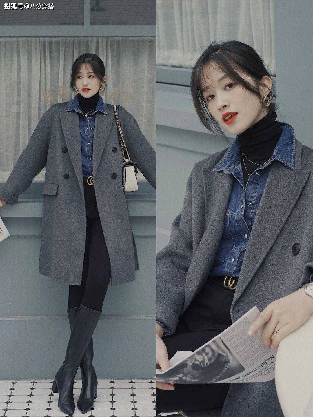整体 日常通勤不知道怎样穿?入手大衣和西装,保暖干练又有气场