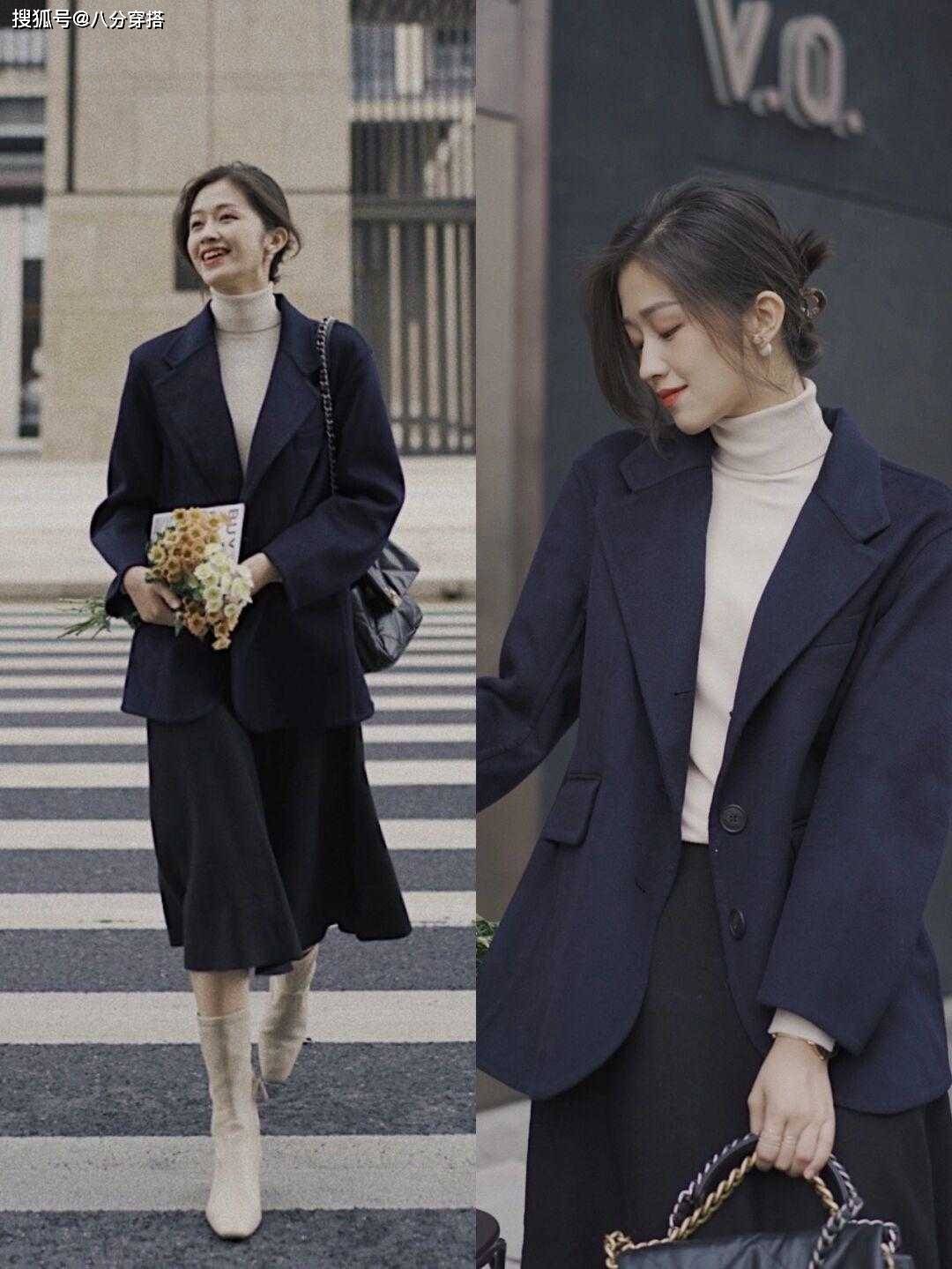 整体 日常通勤不知道怎样穿?入手大衣和西装,保暖干练又有气场