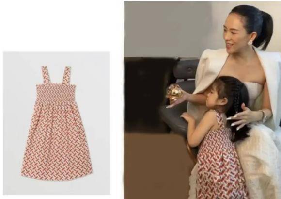吊带 章子怡女儿颜值长开了！穿百褶裙变身小巨星，打疫苗不哭太勇敢了
