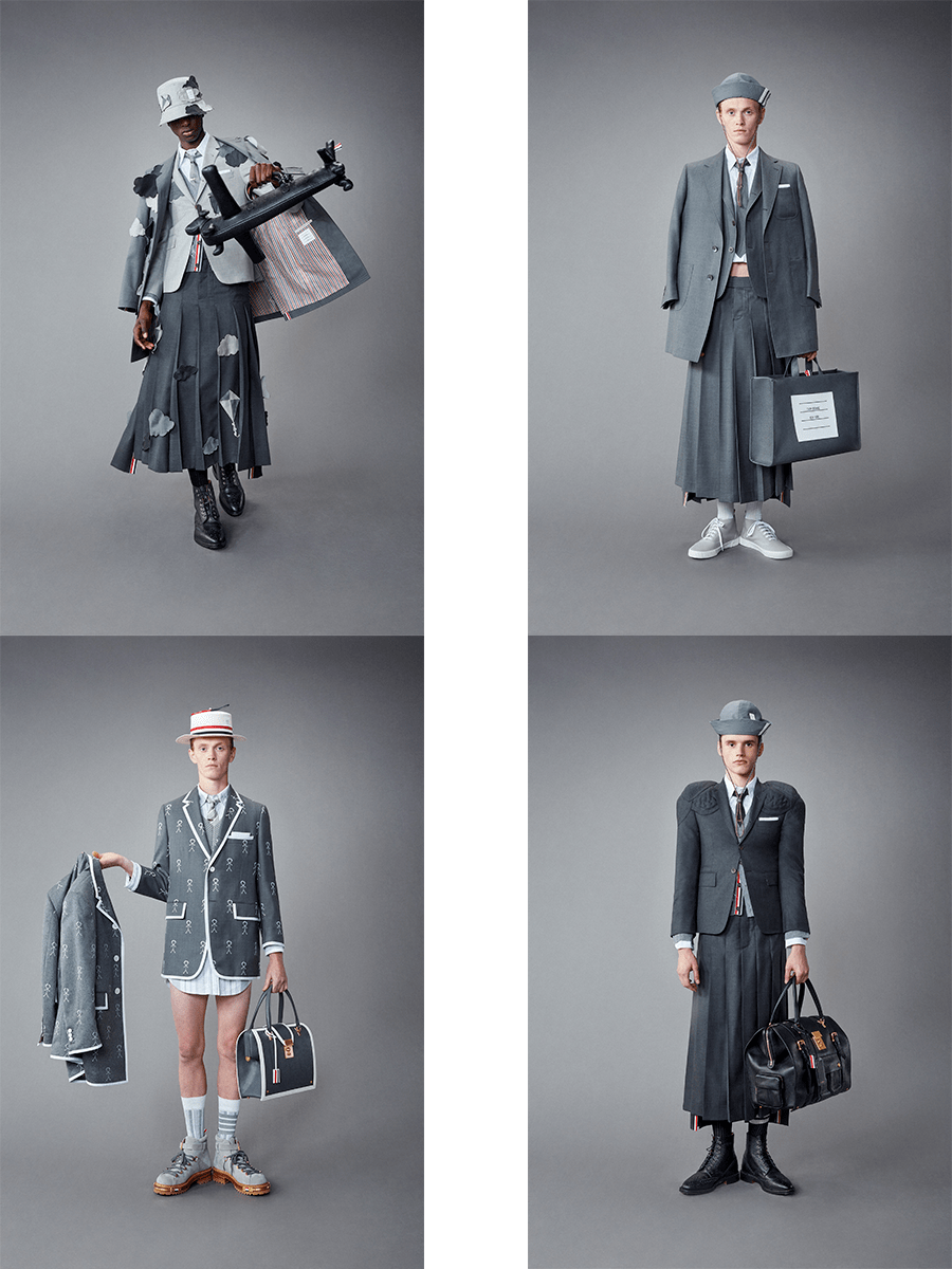 男装 Thom Browne 2022度假风男装系列，古典与惊喜的结合