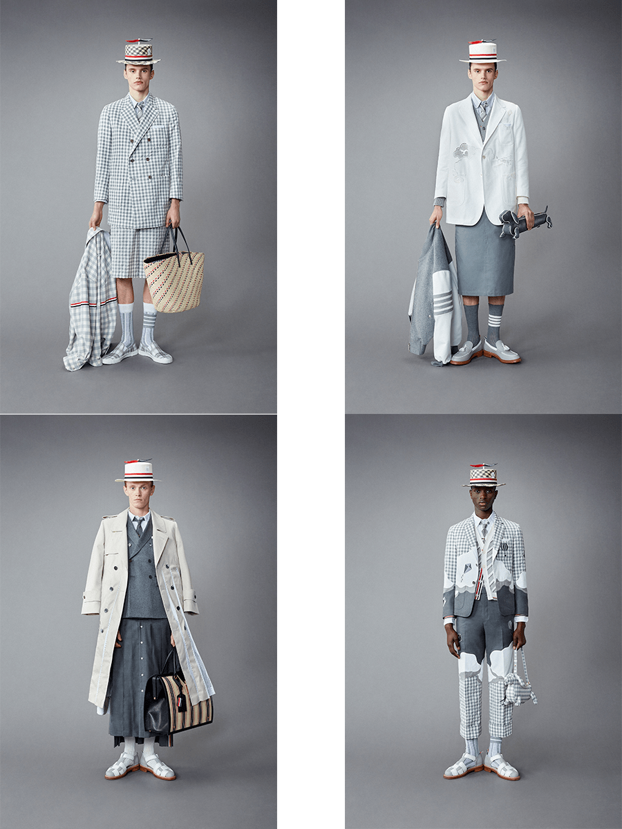 男装 Thom Browne 2022度假风男装系列，古典与惊喜的结合