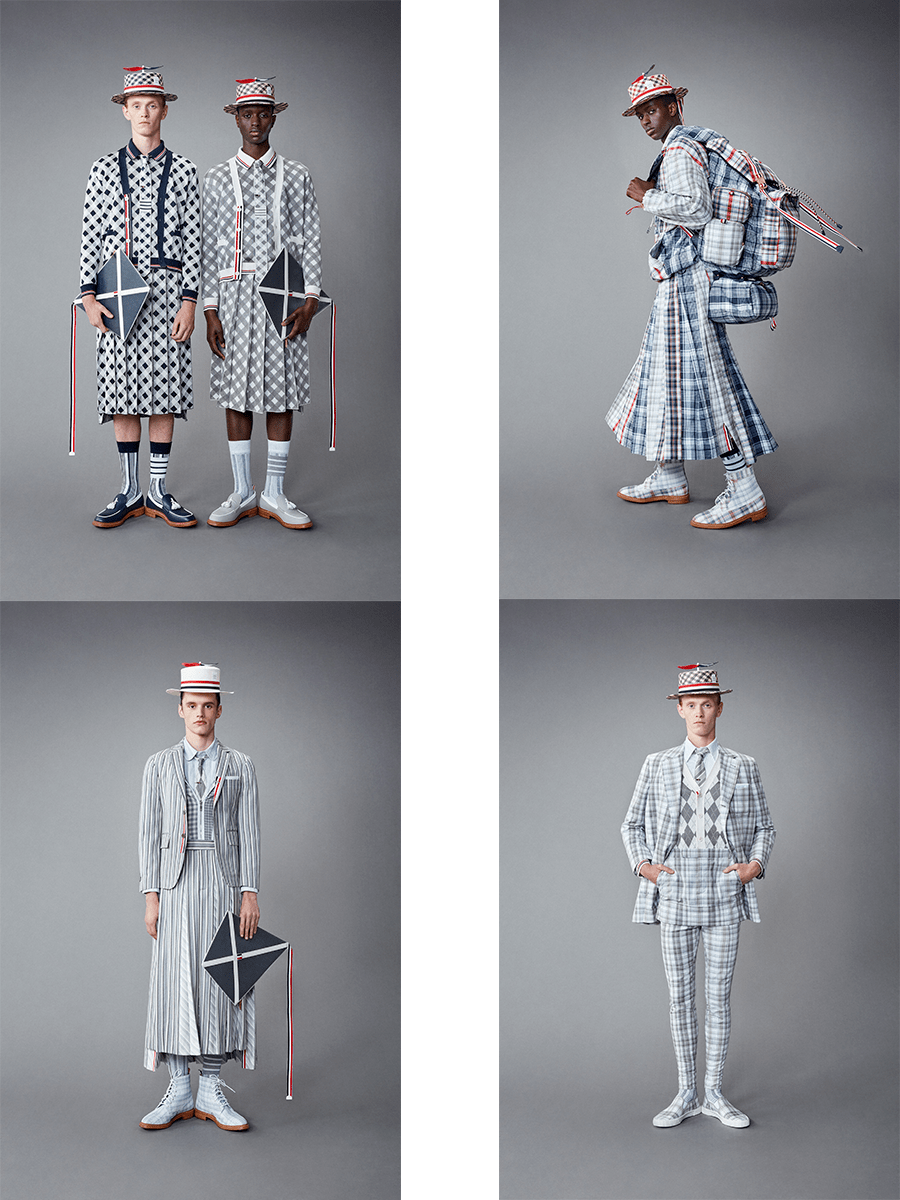 男装 Thom Browne 2022度假风男装系列，古典与惊喜的结合