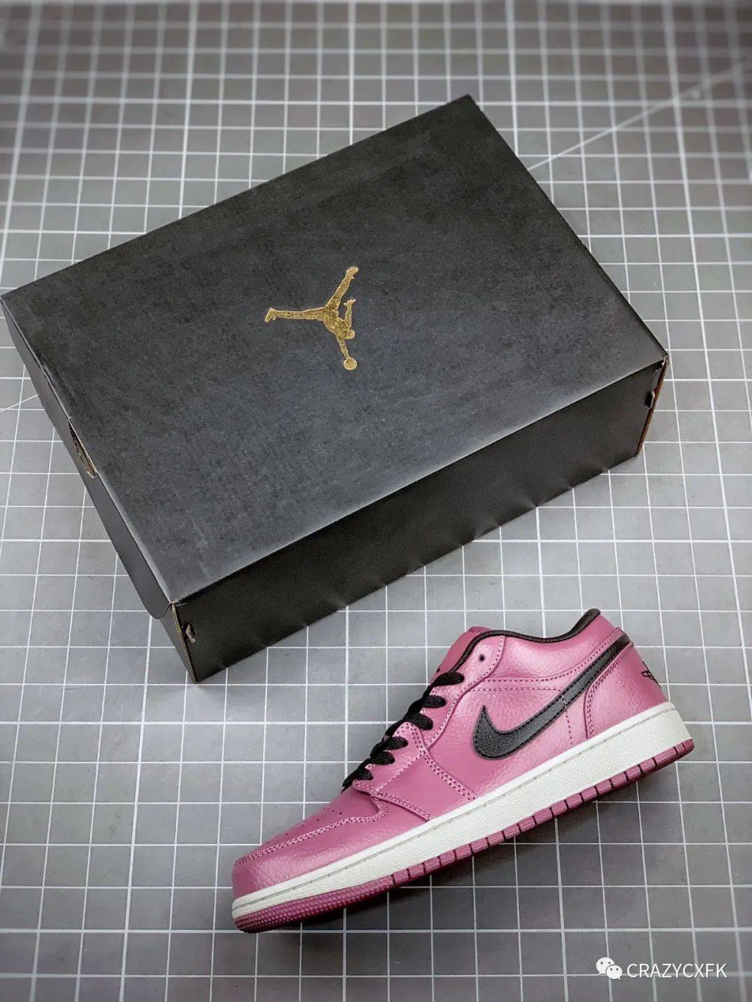 Low 乔丹 Air Jordan 1 Low Magenta 黑紫小波尔多低帮篮球鞋