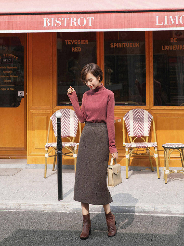 毛衣 给大家分享一些内搭搭配技巧