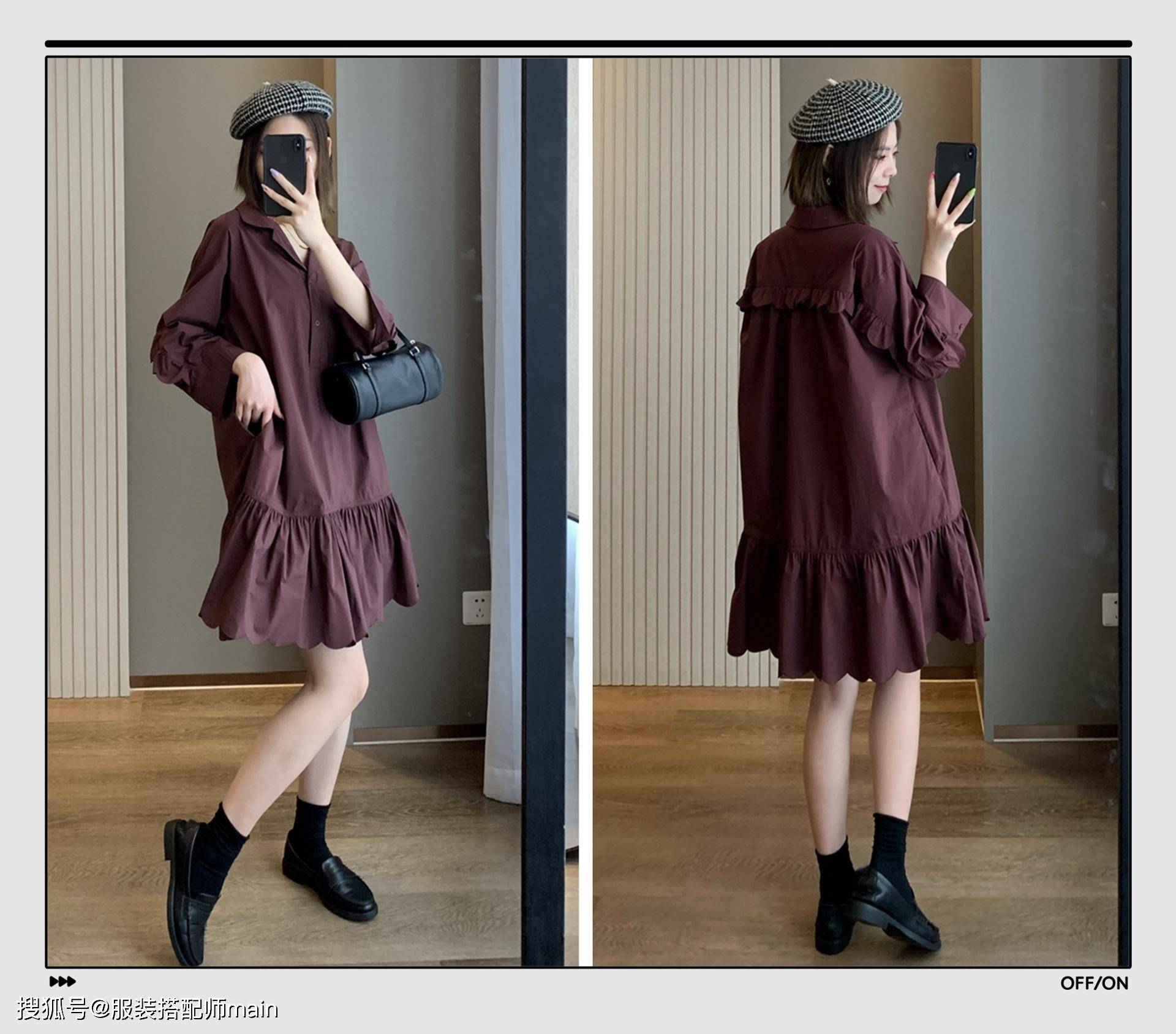 感觉13套秋季连衣裙穿搭示范！上班上学照着穿又美又撩人