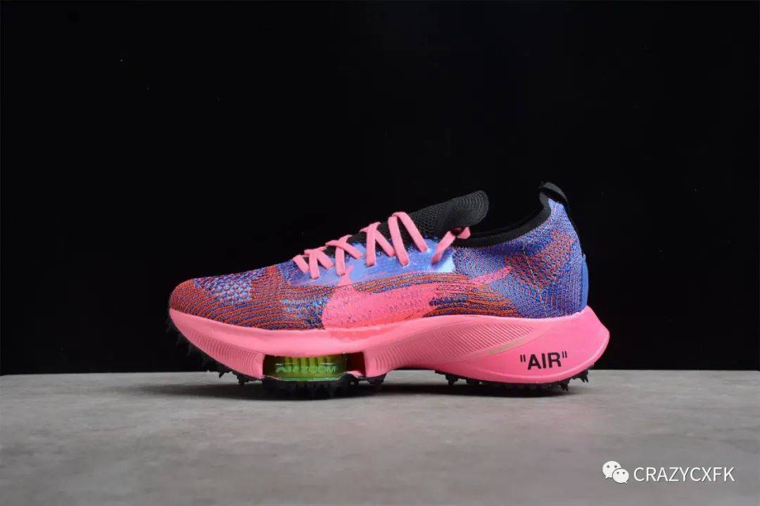 马拉松 耐克 Nike Air Zoom Tempo NEXT% 联名 Off White 马拉松透气编织面跑鞋