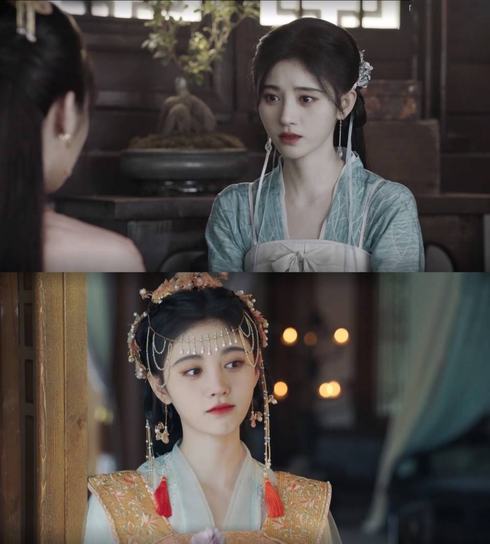 额饰 从妆容半永久到塑料额饰半永久，鞠婧祎这部戏是历史最差吧？