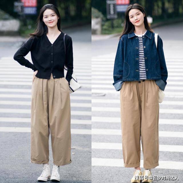 脚踝 今年流行的“九分裤+短上衣”这样穿，高级又显腿长，适合小个子