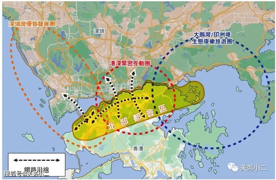 继北部都会区西部快轨后深港又拟建东部快轨接驳香港