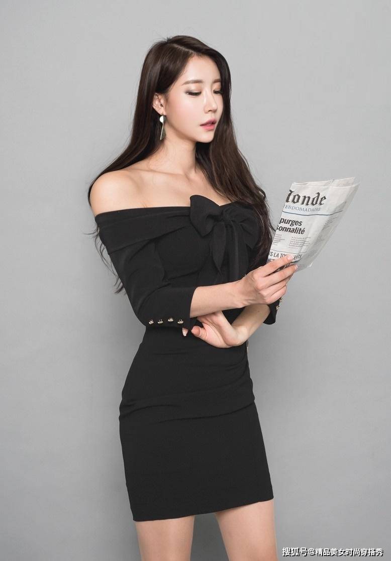 黑色 不同版型的黑色连衣裙穿搭，展现女性不同的知性优雅美