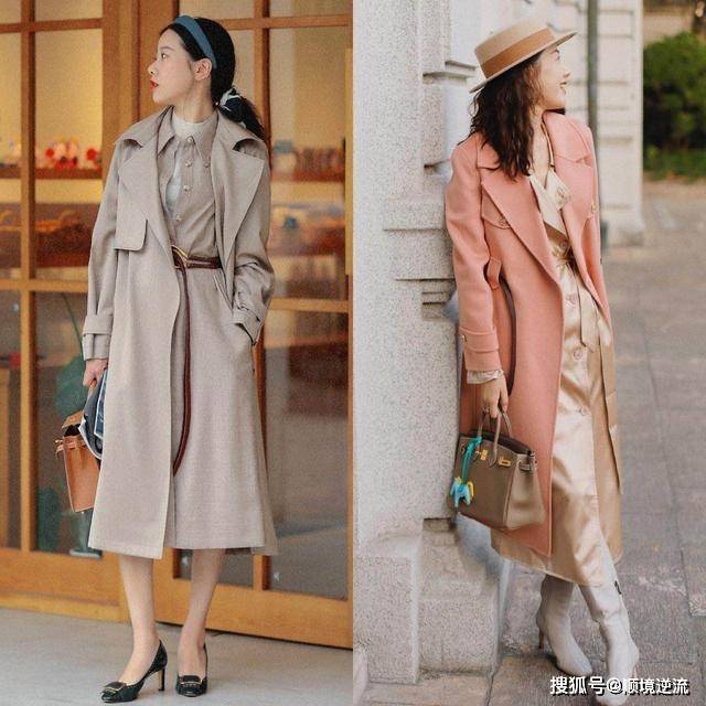 高跟鞋 秋季穿衣想美成焦点,掌握风衣的“时尚密码”就足够,不信你瞧