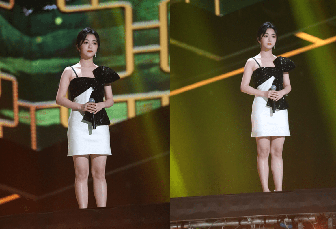 服装 谭松韵穿粉色连体裤，没了“幼稚”感多了轻熟韵味，气质太好了