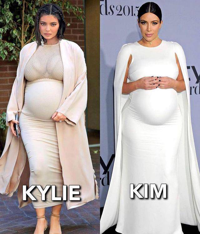 曲线 金小妹凯莉·詹娜穿抹胸礼服，闪耀女神范儿！收腰剪裁很亮眼