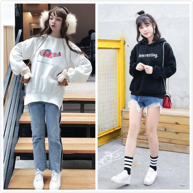 卫衣 30套秋季气质穿搭示范，卫衣搭配阔腿裤显瘦显高，轻松演绎女神范