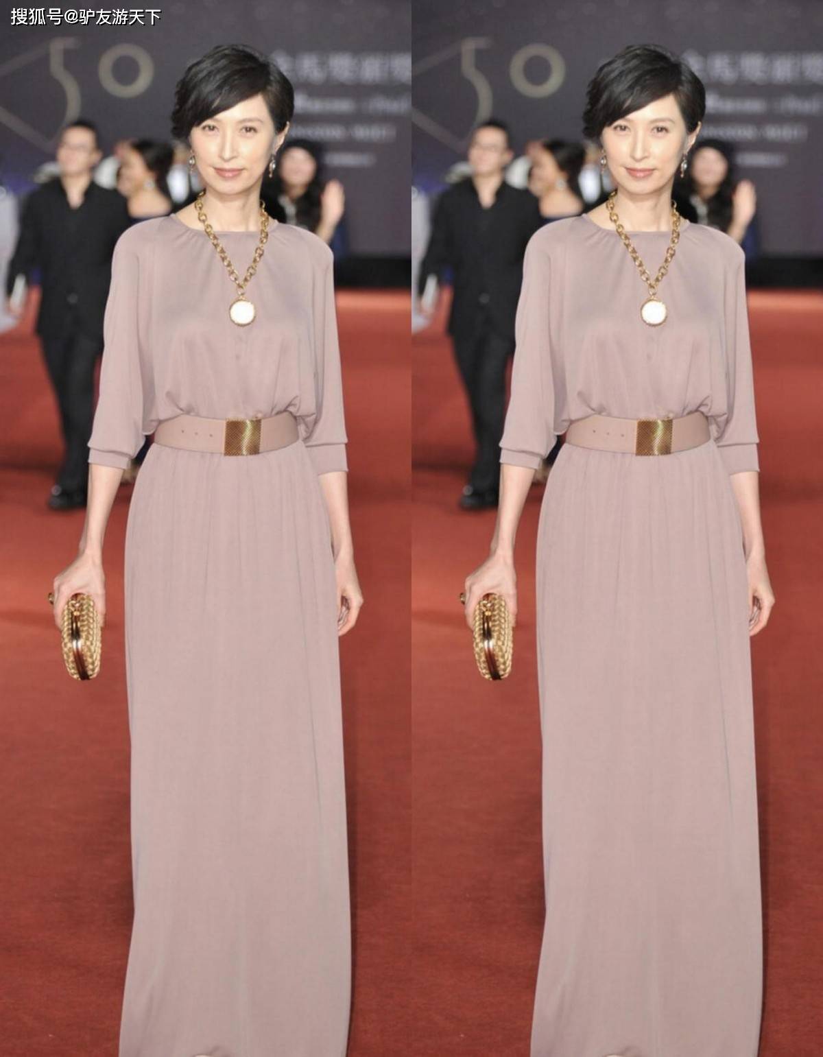 颜色 刘青云妻子真是嫁对了人，都50多岁了也不显老态，笑起来挺阳光的