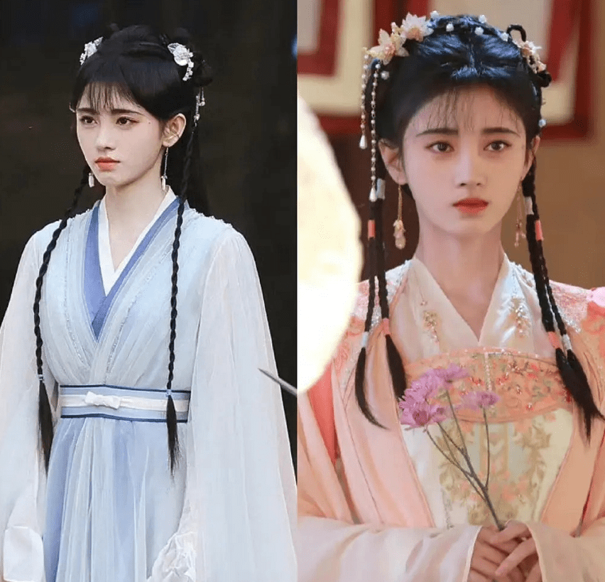 官宣造型师又偷懒了？鞠婧祎的两部新剧，造型妆容如出一辙分不清