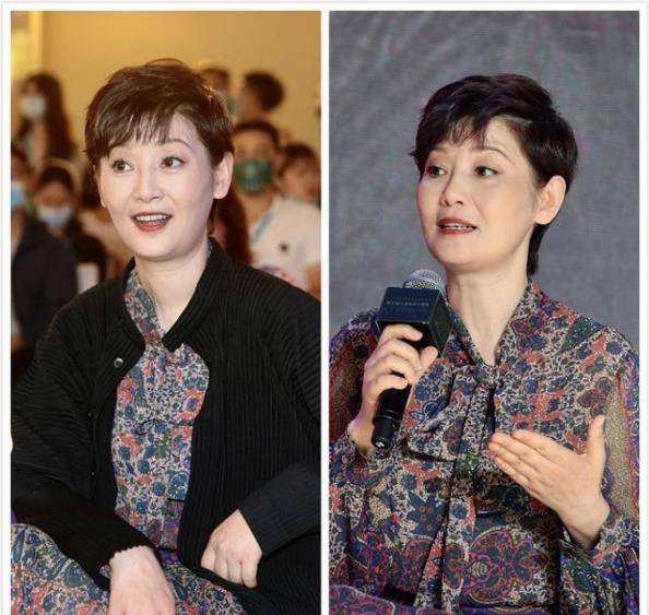 设计 徐帆越老越有气质，穿衣颜色虽有些浮夸，但气场是火力全开的