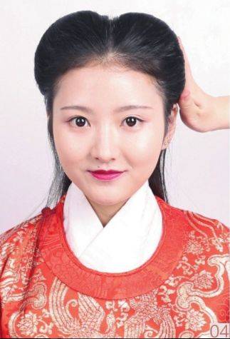 假发明代造型：贵夫人堆砌盘发造型