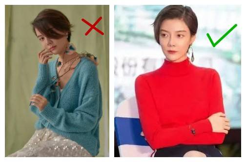曲线美 车晓还是增点肥吧，穿针织衫身材仍平坦，虽时尚但瘦得少了女人味