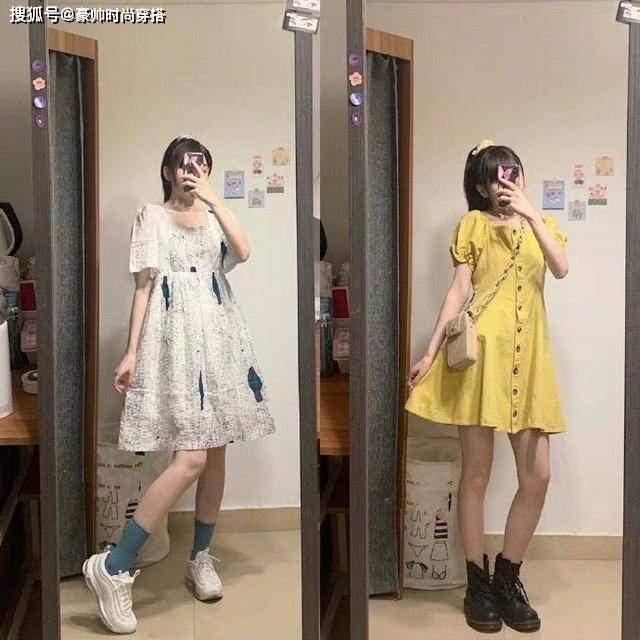 的比例 被“高中生”的日常穿搭美到了，不仅元气减龄，还很时尚好看