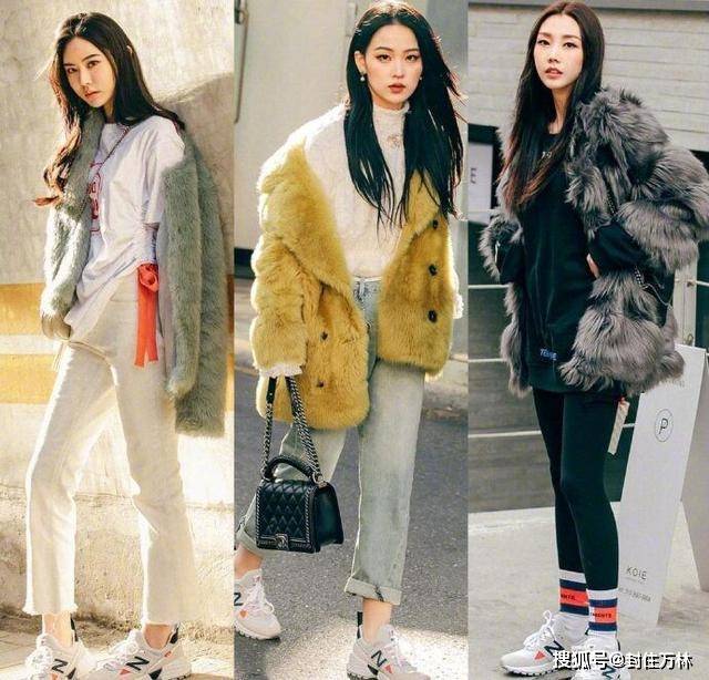 盛装 真实自然的韩国女孩,不用盛装打扮,穿臃肿的大衣依然美成焦点