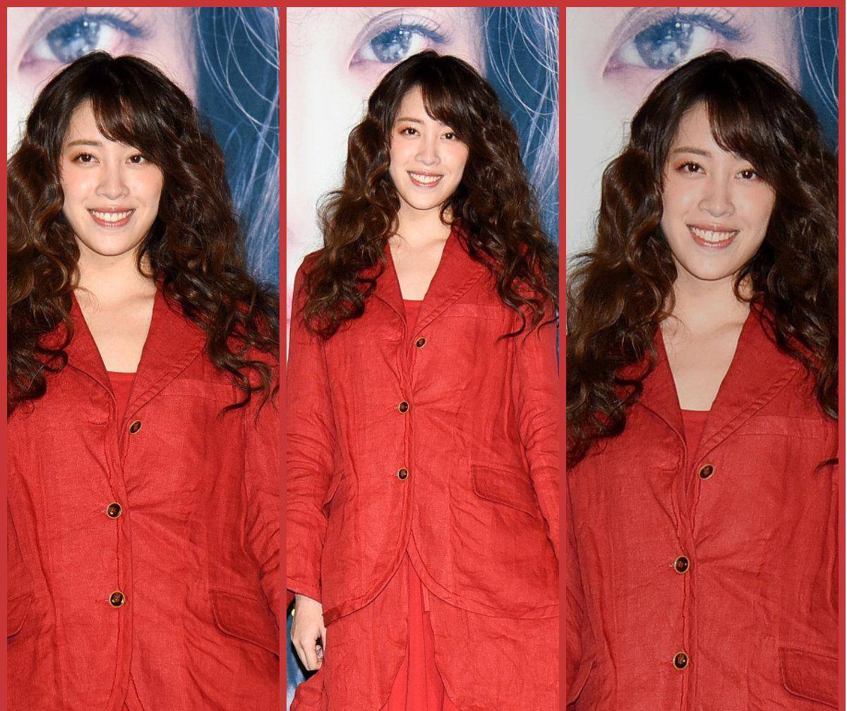 服装 欧阳娜娜的姐姐也很好看，就是审美挺一般，穿的红色服装欣赏不来