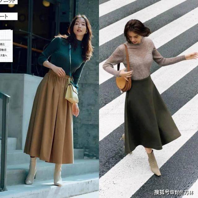 层次 懂“时尚”的女人，普通的毛衣也能穿出高级洋气感，很耐看