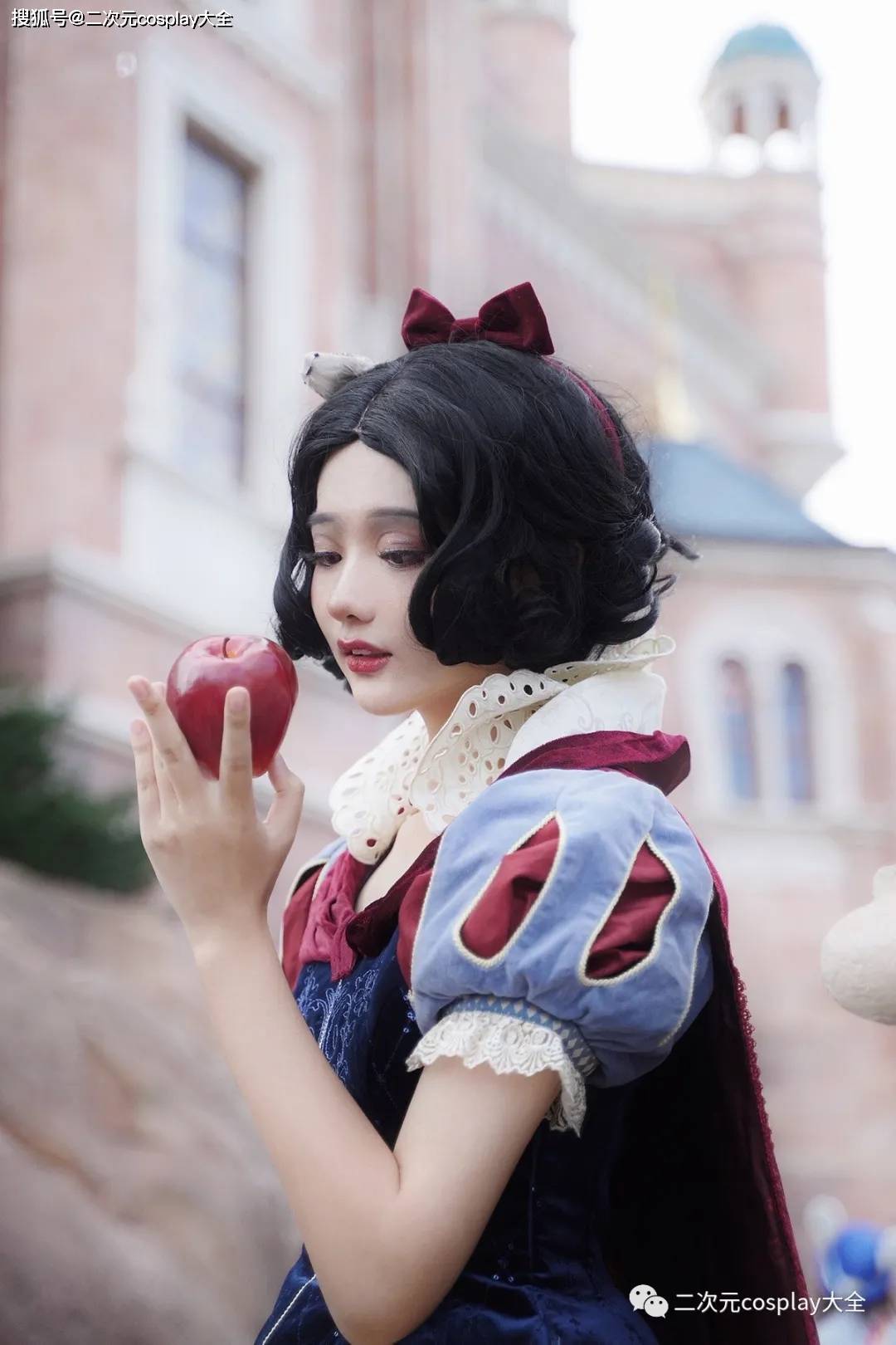 白雪公主cos,太可爱还原啦,简直就是白雪公主本人_荀笙