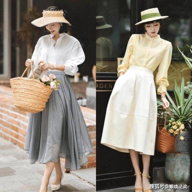 时尚 衬衫下面不一定要配裤子,时尚减龄的“新穿法”,也很好看