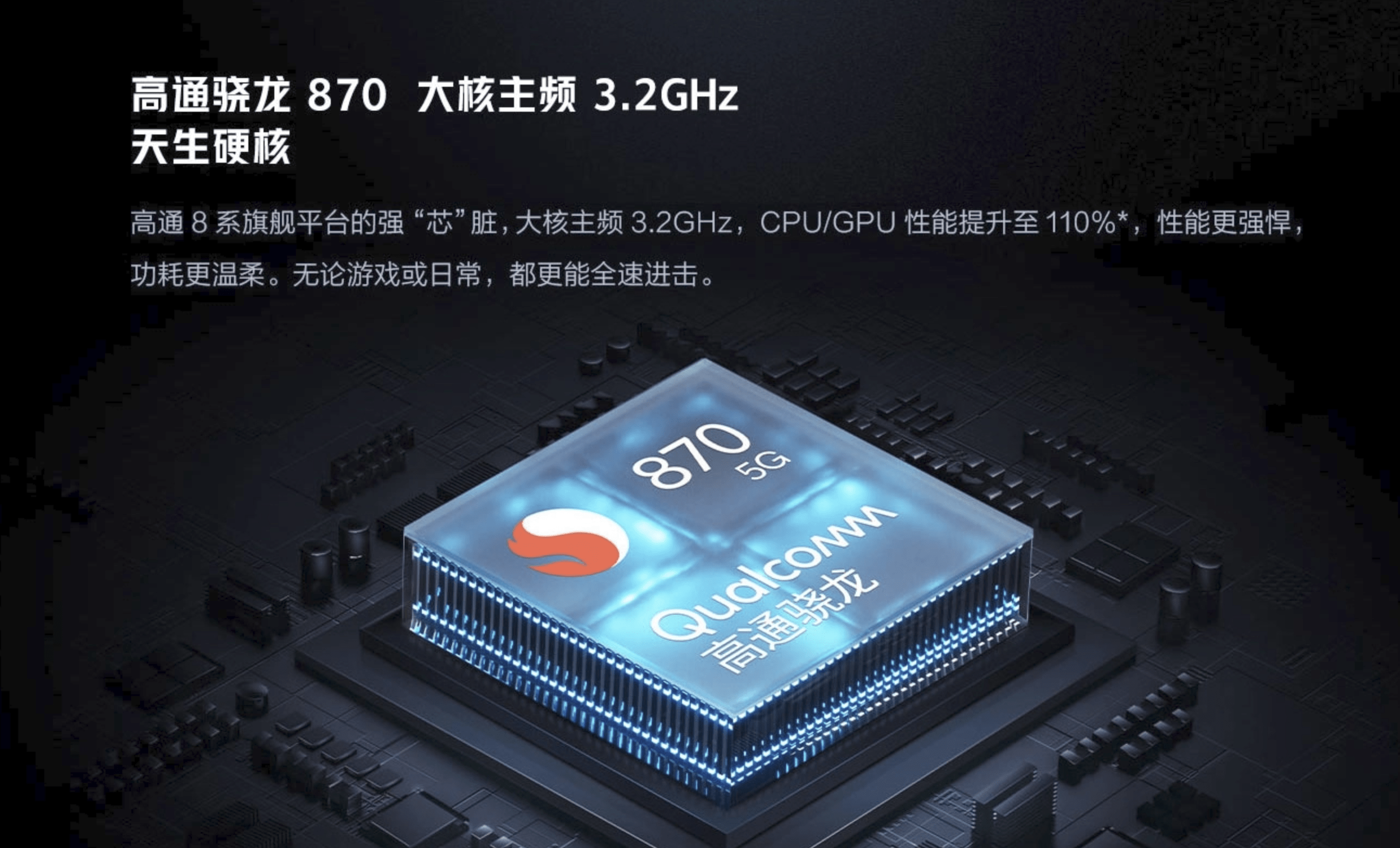 iqoo neo5采用了旗舰级高通骁龙870处理器,具有超强的游戏实力,其处理