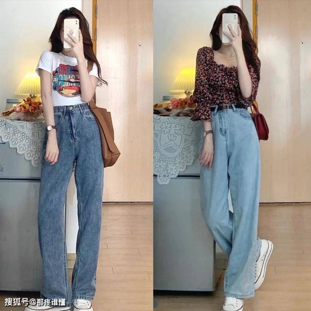 配饰 内衣外穿不算啥，今年大火的“短上衣+阔腿裤”，才更有女人味