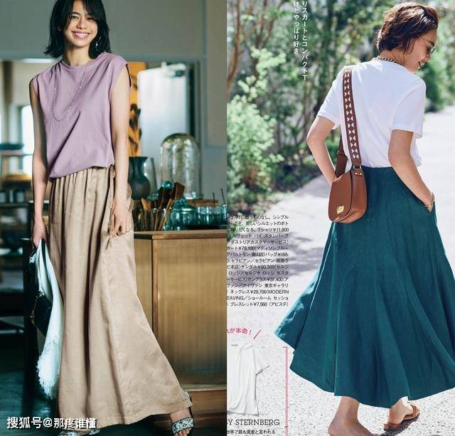 配饰 聪明女人夏天很少穿短裤,优雅修身的“半裙”正流行,谁穿都好看