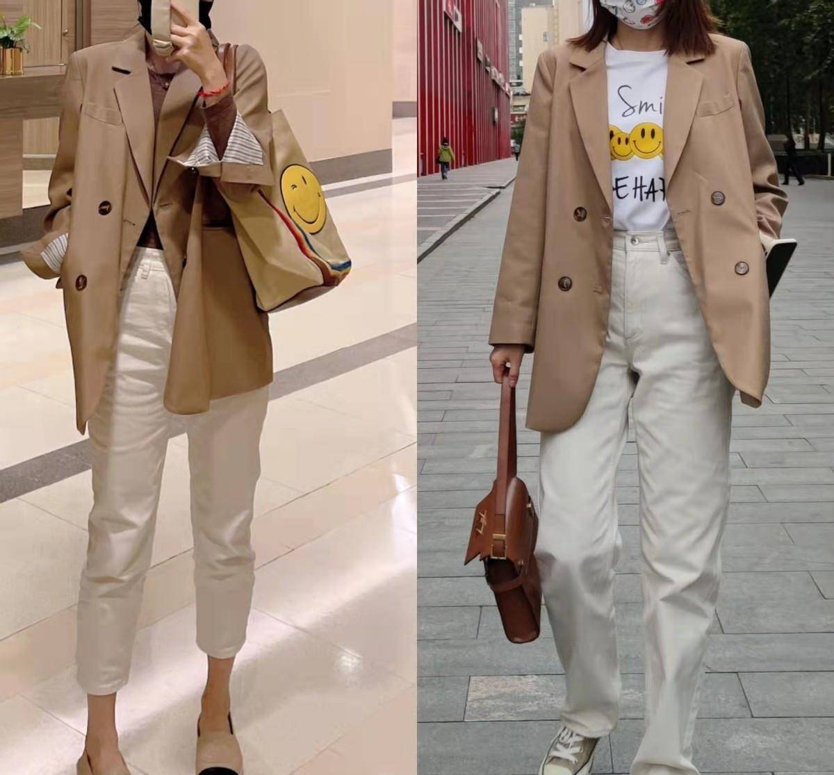 马甲 秋季“两件套”神仙搭配,时尚又高雅,不会穿搭的照穿就行