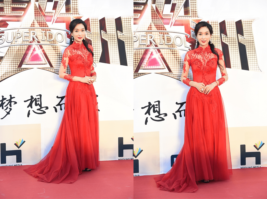 显得 很难相信杨恭如都快50岁了，不仅会穿会打扮，身材也好到让人羡慕