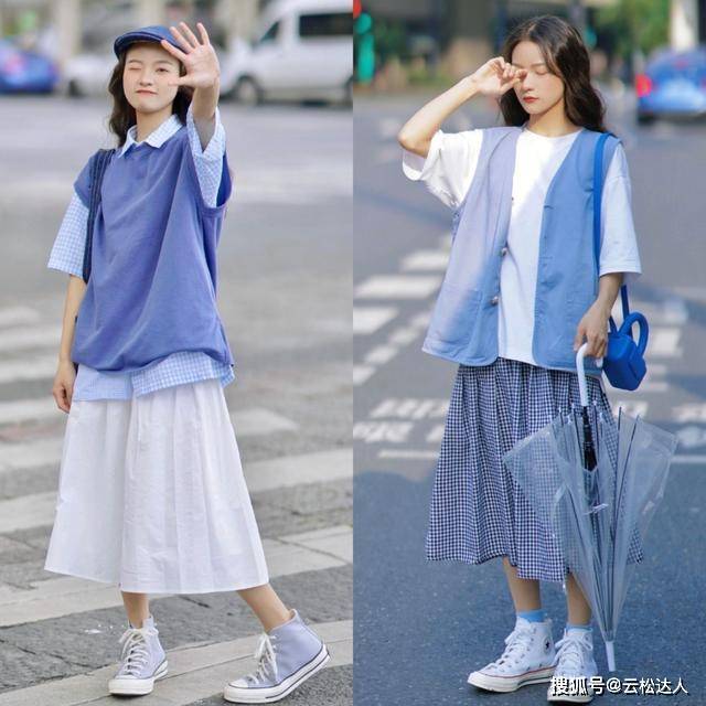 整体 吊带裙大势已去,今夏流行“T恤+半裙”,时髦又舒适