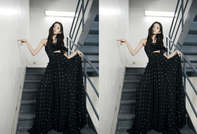 刘浩存 “00后谋女郎”刘浩存不一般，墨绿色礼裙都能穿出纯欲风，太惊艳