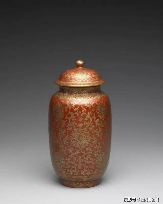 ▽鴻▽清朝時代 陶磁器 雍正年製 臙脂紅地粉彩虞美人