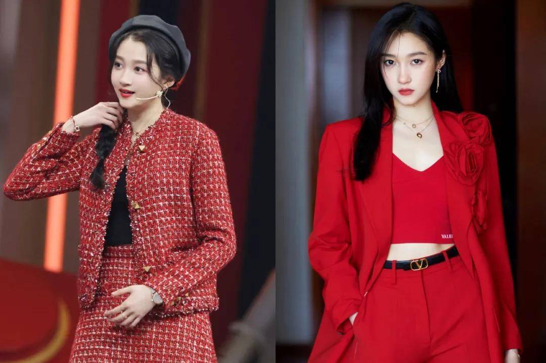 下眼睑“高仿版”四千年美女，跟鞠婧祎的妆容都如出一辙
