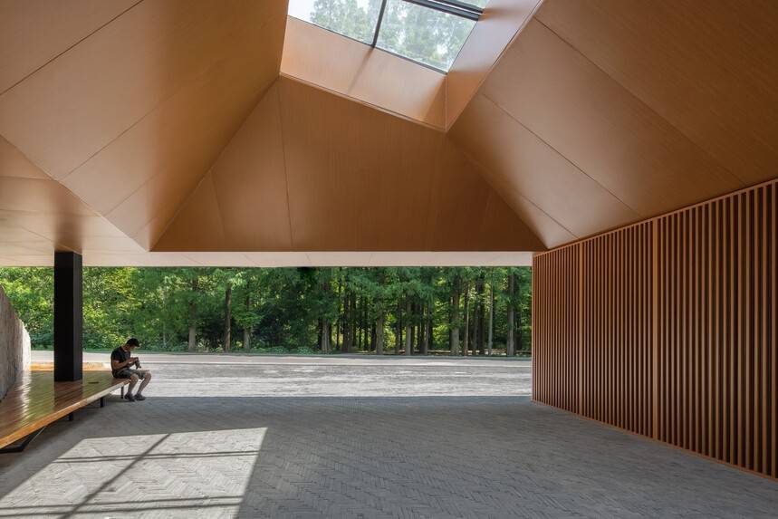 回字形合院无想山秋湖驿站设计米思建筑