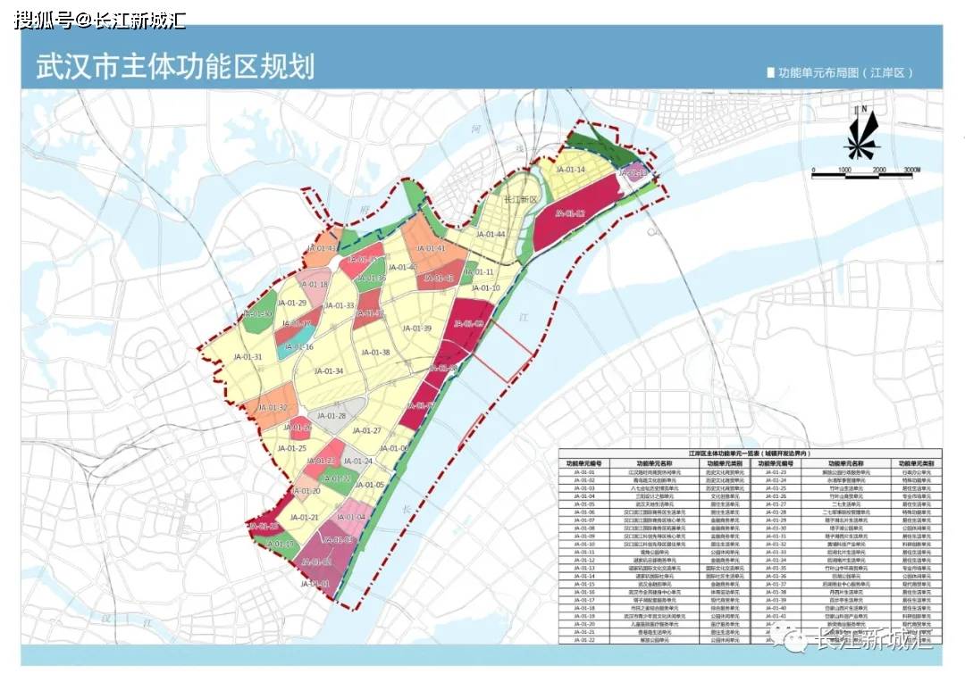 重磅！武汉各区功能定位将明确！附高清图、长江新区分片功能定位规划！