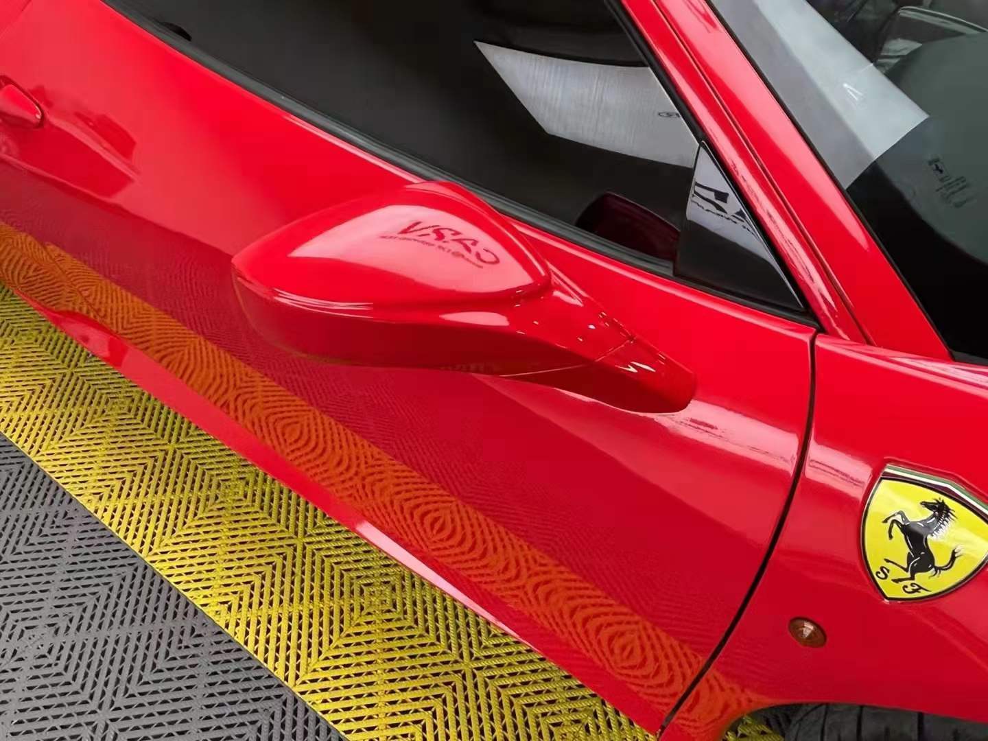 法拉利458卡孚carv改色膜pet法拉利红_搜狐汽车_搜狐网