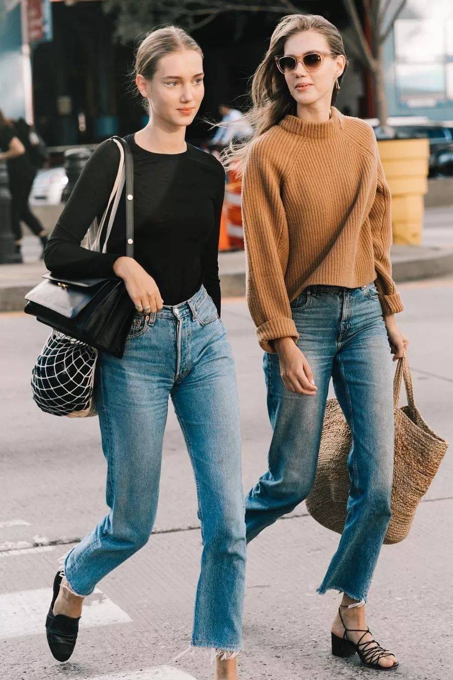 毛衣 毛衣+直筒裤= 偷偷显瘦5斤，显高五公分，气质惊艳！