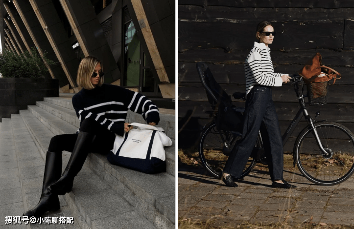 条纹 秋冬必买的毛衣，只推荐这一件，穿10年都不过时