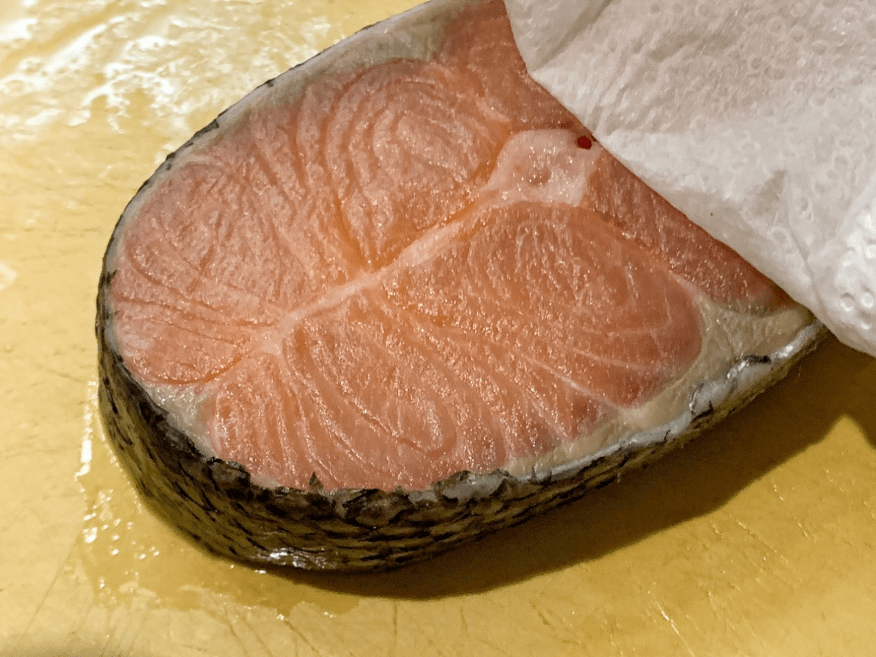 原创三文鱼肉多刺少营养好吃简单煎一煎全家都爱吃