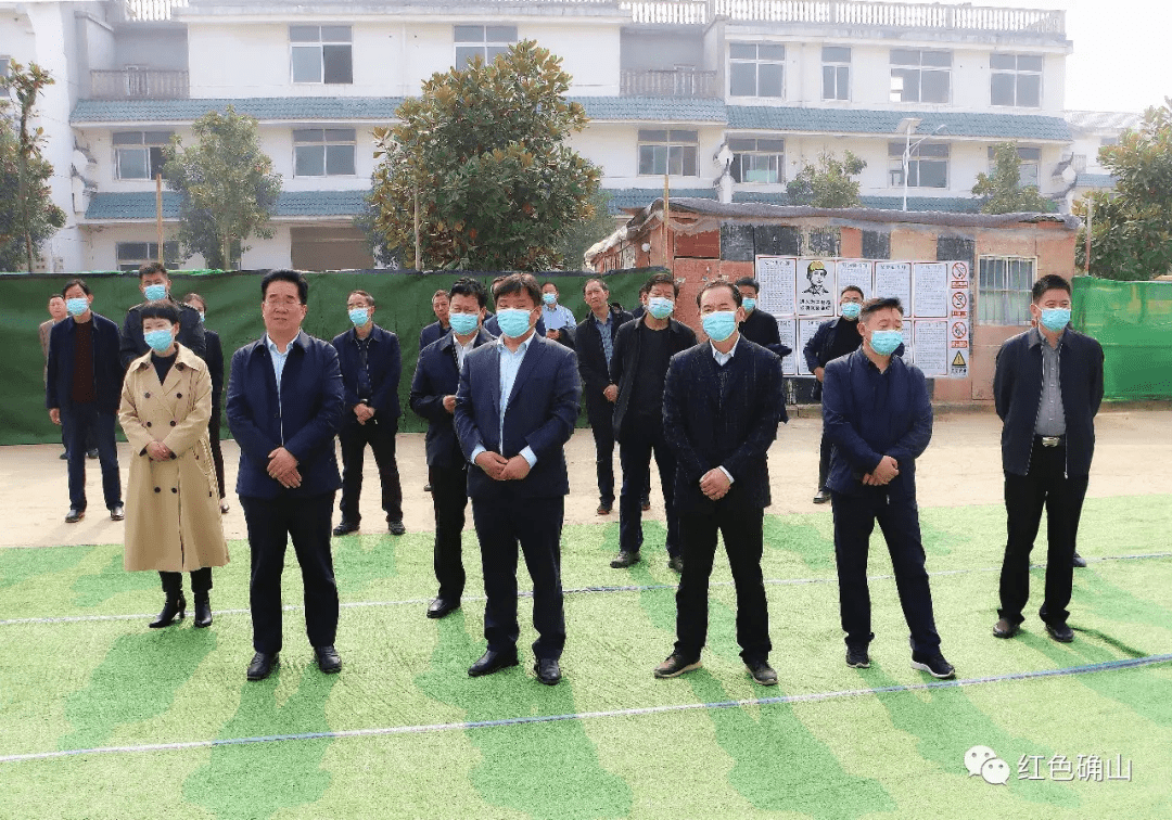 駐馬店市政府督導觀摩確山縣教育重點建設項目