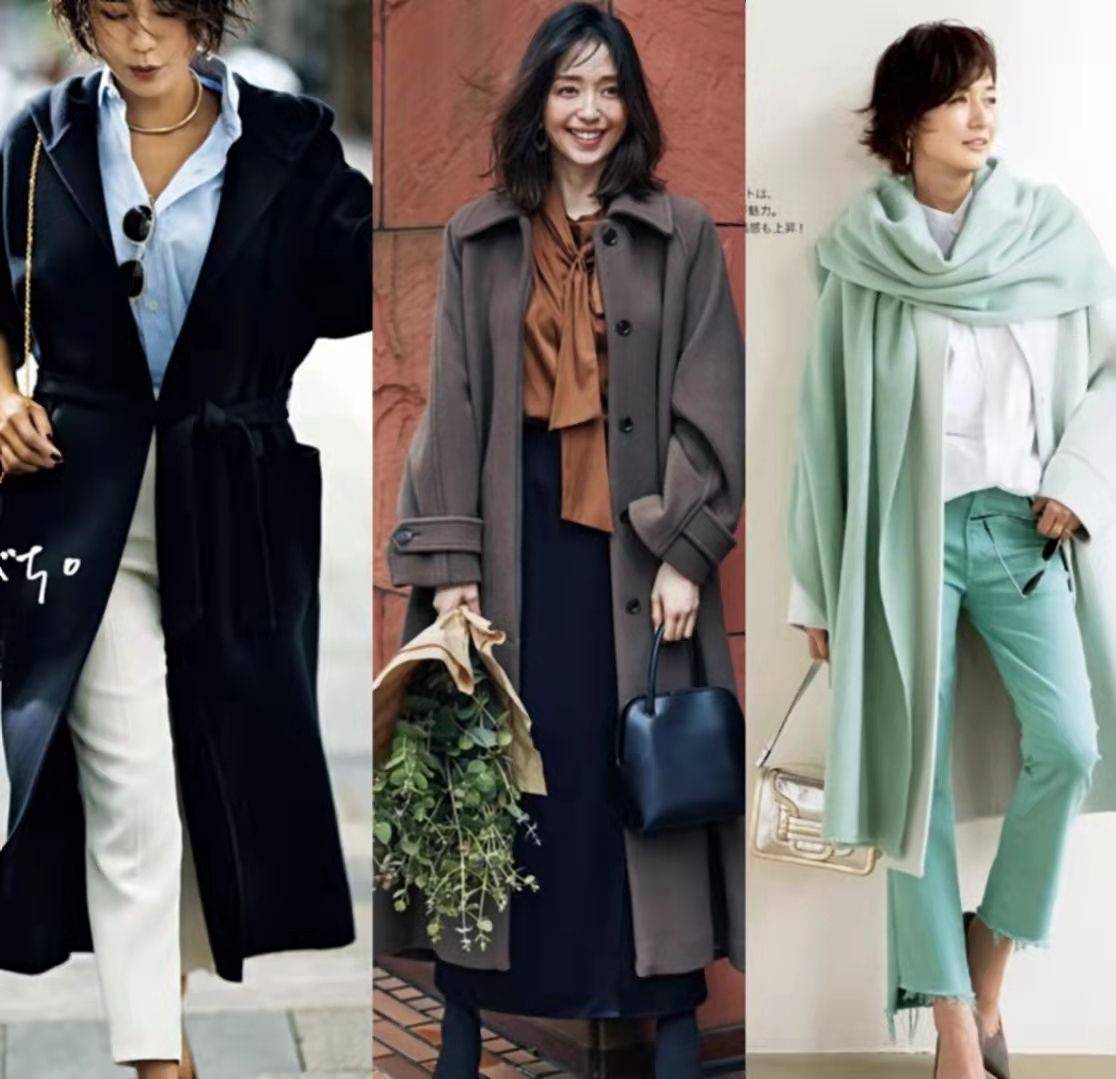 亮点 大衣+衬衫、大衣+打底衫，才是冬季最实用的搭法，体面优雅又时尚