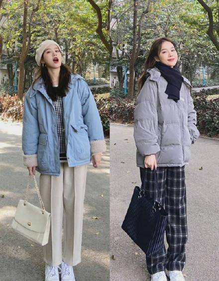 季节 秋冬在穿“羽绒服”的时候，建议多配这3种下装，很温暖显瘦！