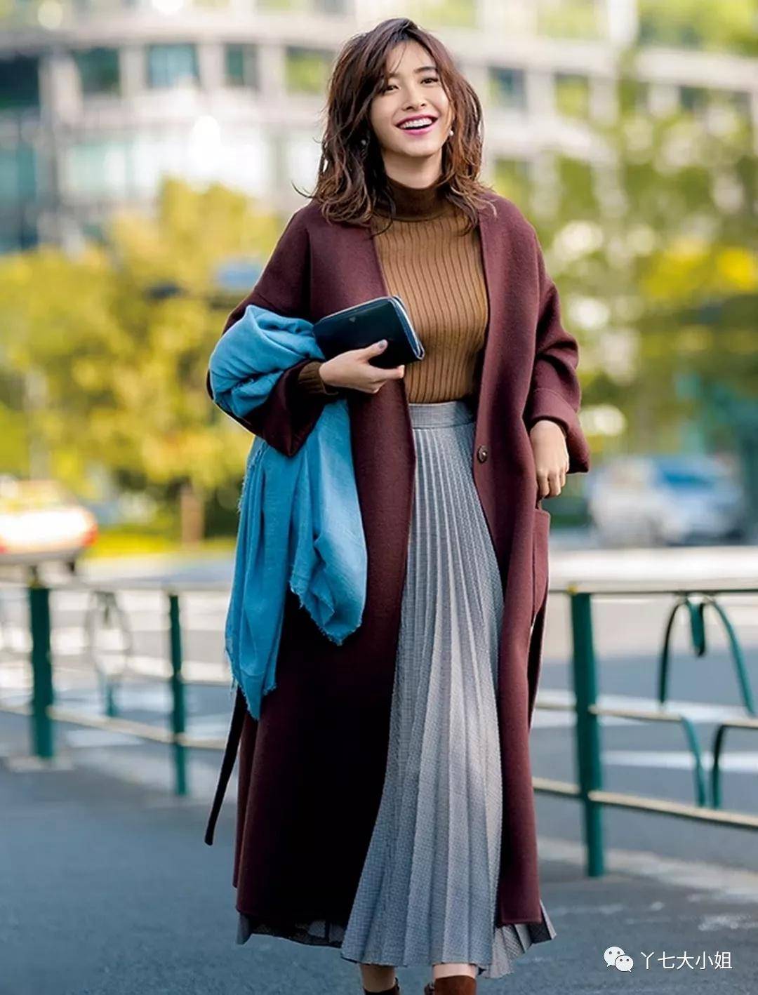 毛衣 一件烟管领毛衣=秋冬最有气质的万能内搭